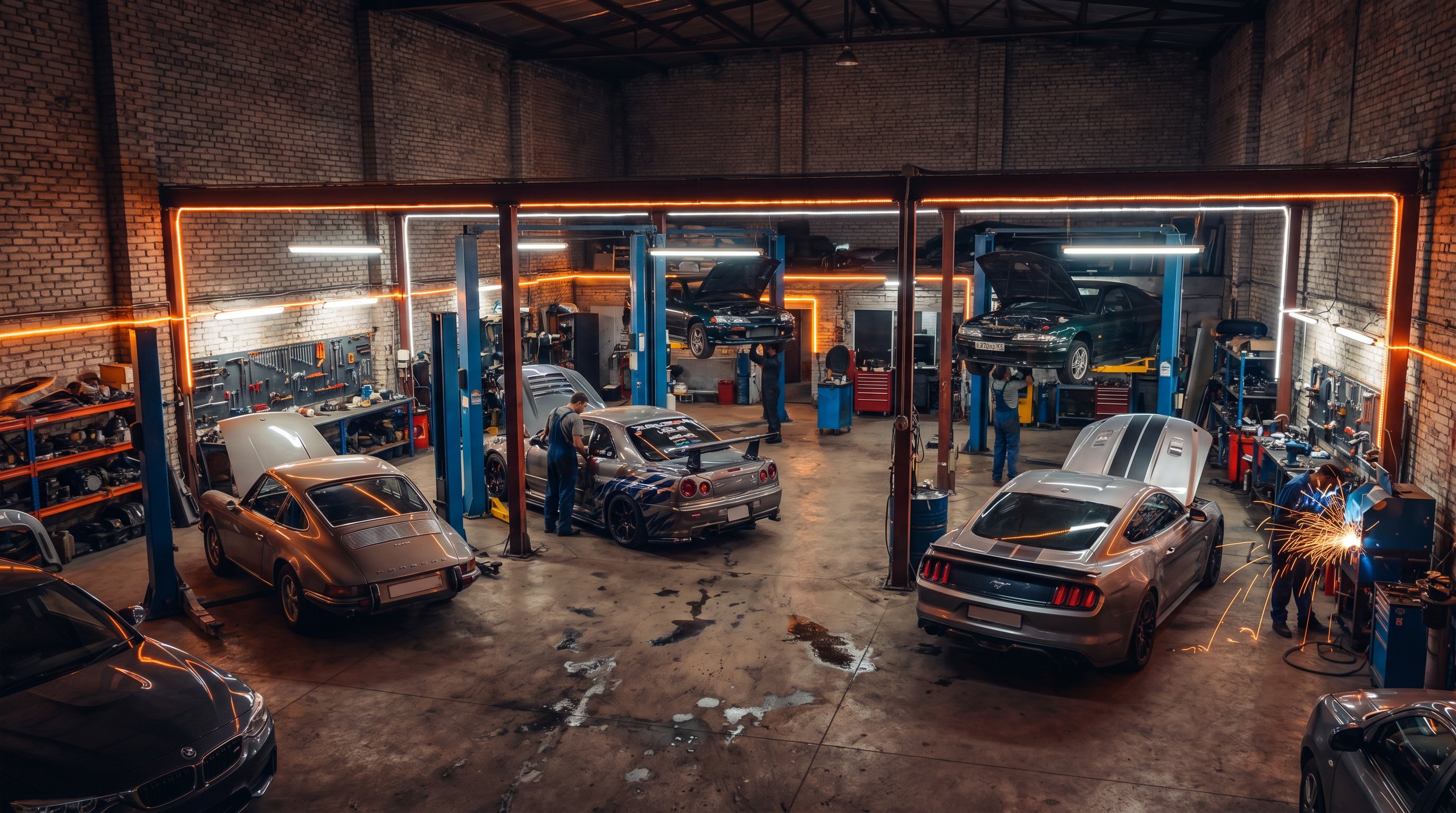 色虎色虎精选：深夜改装车间视频Vlog